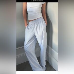 Djerf Avenue Breezy Pant - Blue Stripe